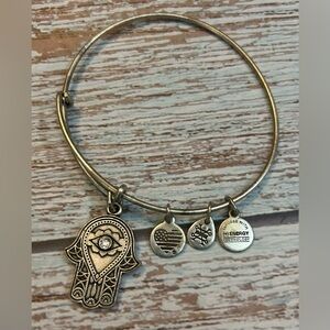 Alex and Ani Silver 2017 Hand of Fatima Charm Bracelet